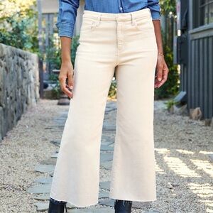 Frank & Eileen Galway crop wide leg jeans